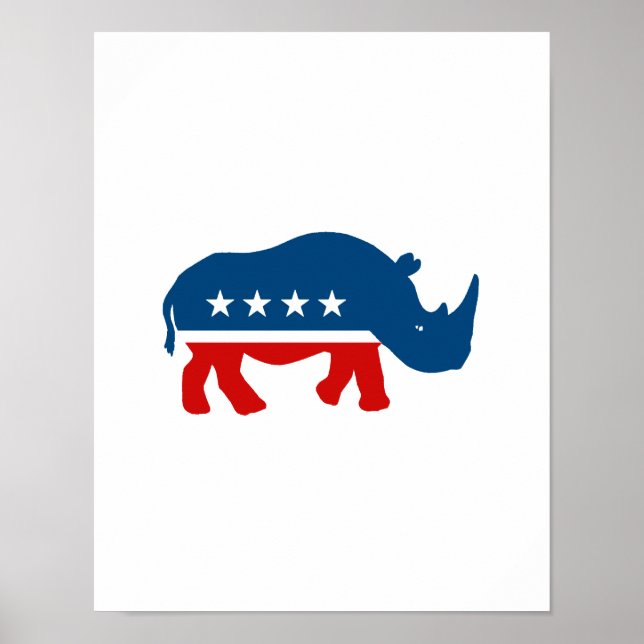 RHINO PARTY.png Poster (Front)