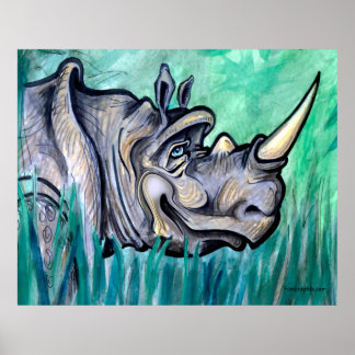 Rhino Poster