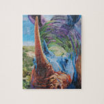 rhino puzzle<br><div class="desc">Rhino is a collage made of hundreds of bits of paper cut up from magazines. This award winning collage was made by artist Tom Sloan who has had collages and cartoons in numerous museums and galleries throughout the United States.</div>