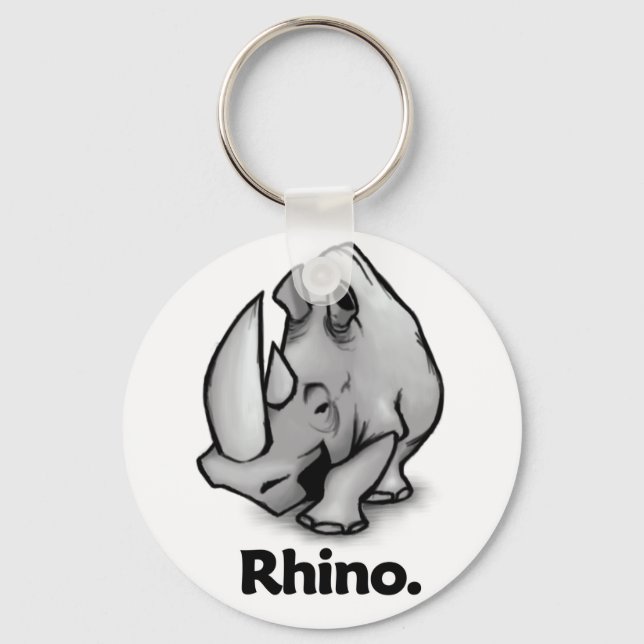 Rhino Rhino. Keychain (Front)