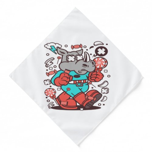 Rhino Super Candy Bandana