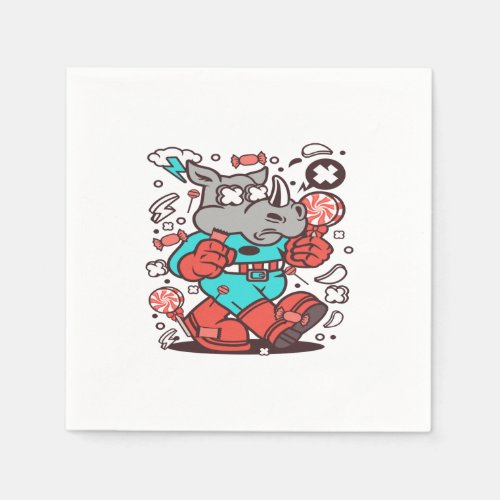 Rhino Super Candy Napkins