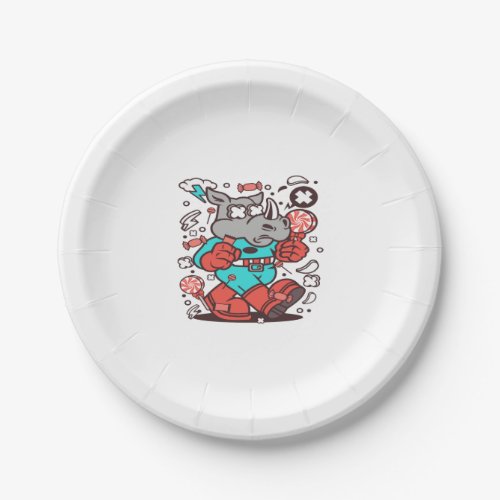 Rhino Super Candy Paper Plates