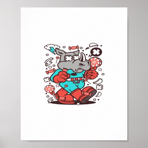 Rhino Super Candy Poster