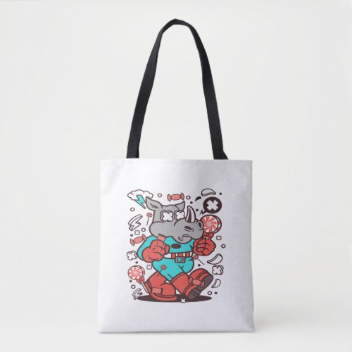 Rhino Super Candy Tote Bag