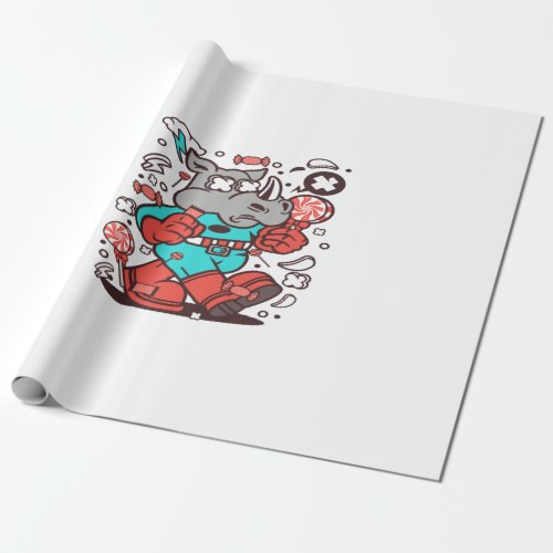 Rhino Super Candy Wrapping Paper