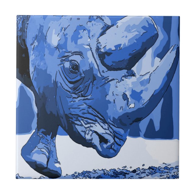 Rhino Tile, Dutch Look, Personalize Tile (Front)