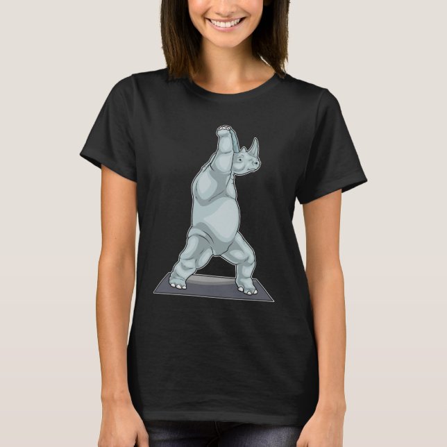 Rhino Yoga Yoga mat T-Shirt (Front)