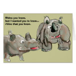 Rhino You Know, but Rhinoceros Cartoon