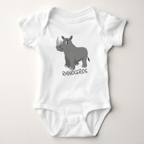 Rhinoceros baby bib for kids baby bodysuit