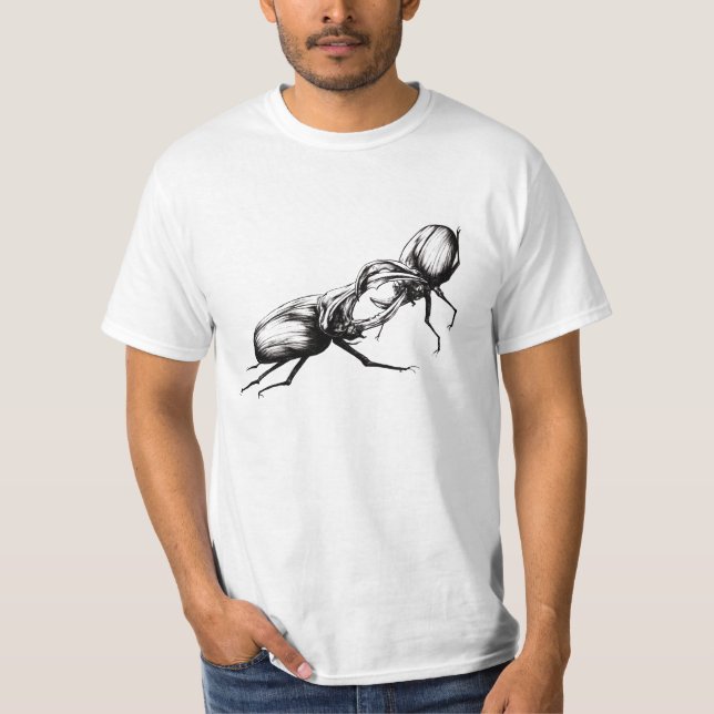 Rhinoceros Beetle Vs. Rhinoceros Beetle T-Shirt (Front)