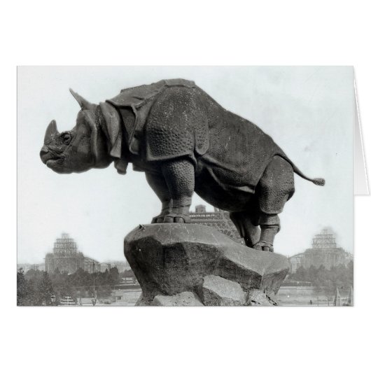 Rhinoceros Cards (Front Horizontal)