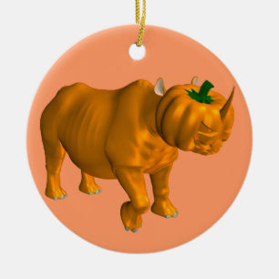 Rhinoceros Ceramic Ornament