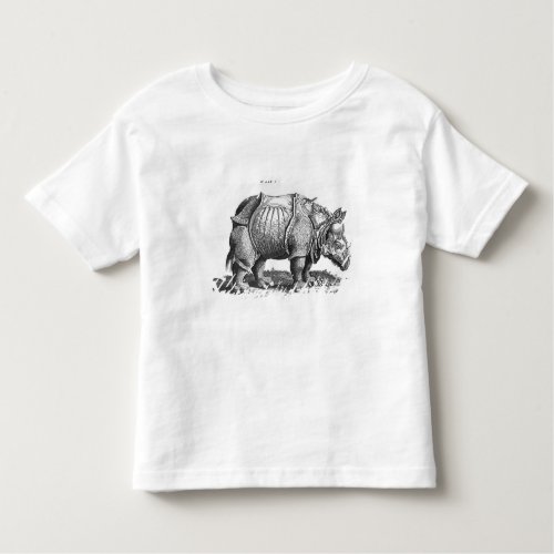 Rhinoceros from Historia Animalium Toddler T_shirt