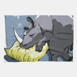 rhinoceros kitchen towel