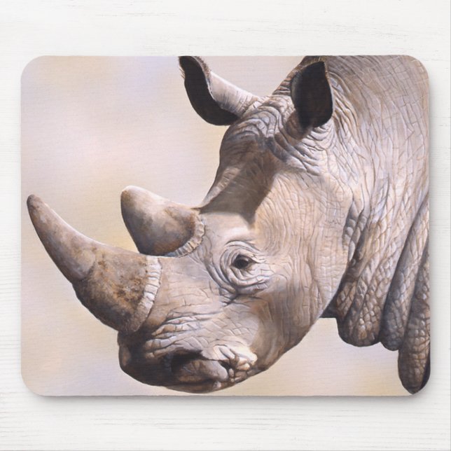 Rhinoceros Mouse Pad (Front)