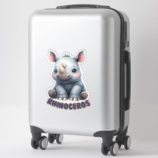 RHINOCEROS - NURSERY STICKER