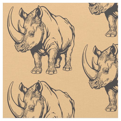 rhinoceros or rhino fabric