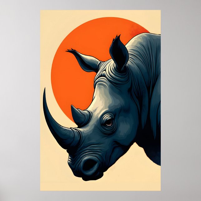 Rhinoceros Poster (Front)