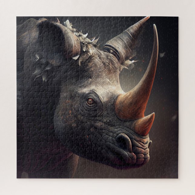 Rhinoceros Puzzle (Vertical)