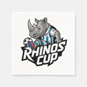 Rhinos Cup Napkins