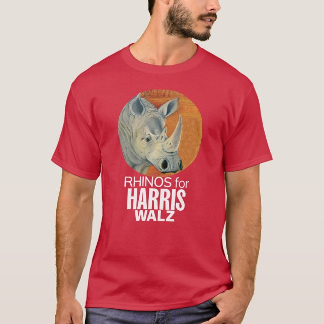 RHINOS for HARRIS/WALZ t-shirt (Front)