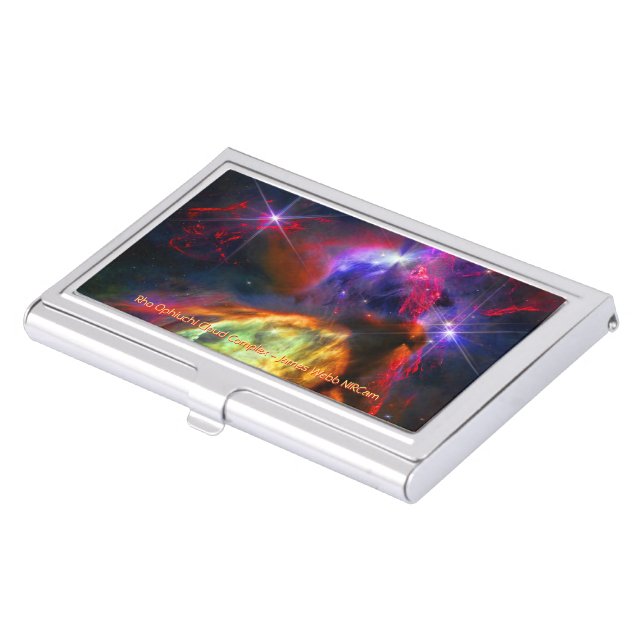 Rho Ophiuchi Cloud Complex - James Webb NIRCam Business Card Case (Front)