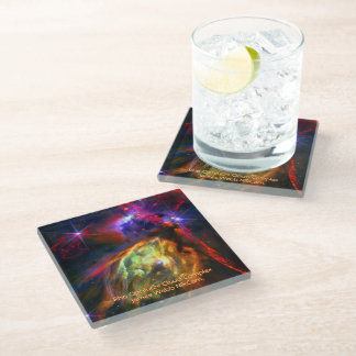 Rho Ophiuchi Cloud Complex - James Webb NIRCam Glass Coaster
