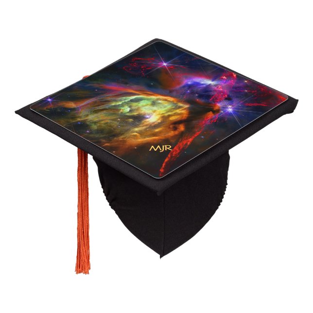 Rho Ophiuchi Cloud Complex - James Webb NIRCam Graduation Cap Topper (Angled)