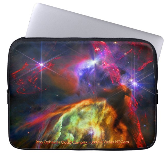 Rho Ophiuchi Cloud Complex - James Webb NIRCam Laptop Sleeve (Front)