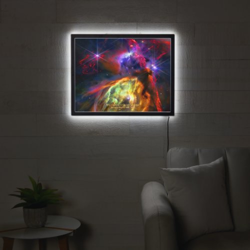 Rho Ophiuchi Cloud Complex _ James Webb NIRCam LED Sign