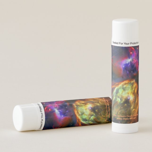 Rho Ophiuchi Cloud Complex - James Webb NIRCam Lip Balm (Front)