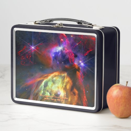 Rho Ophiuchi Cloud Complex _ James Webb NIRCam Metal Lunch Box