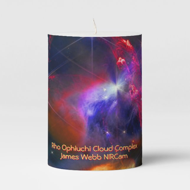 Rho Ophiuchi Cloud Complex - James Webb NIRCam Pillar Candle (Front)