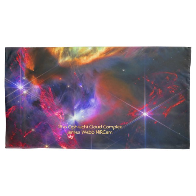 Rho Ophiuchi Cloud Complex - James Webb NIRCam Pillow Case (Front)