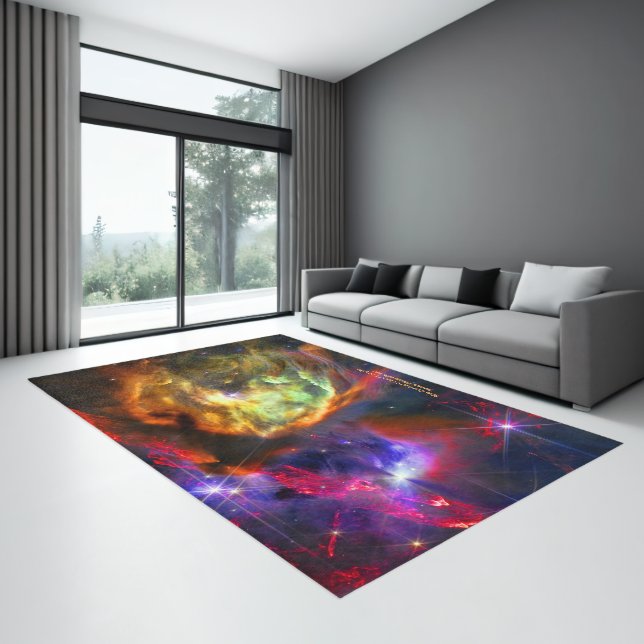 Rho Ophiuchi Cloud Complex - James Webb NIRCam Rug (Insitu (Indoor 3))