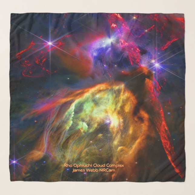 Rho Ophiuchi Cloud Complex - James Webb NIRCam Scarf (Front)