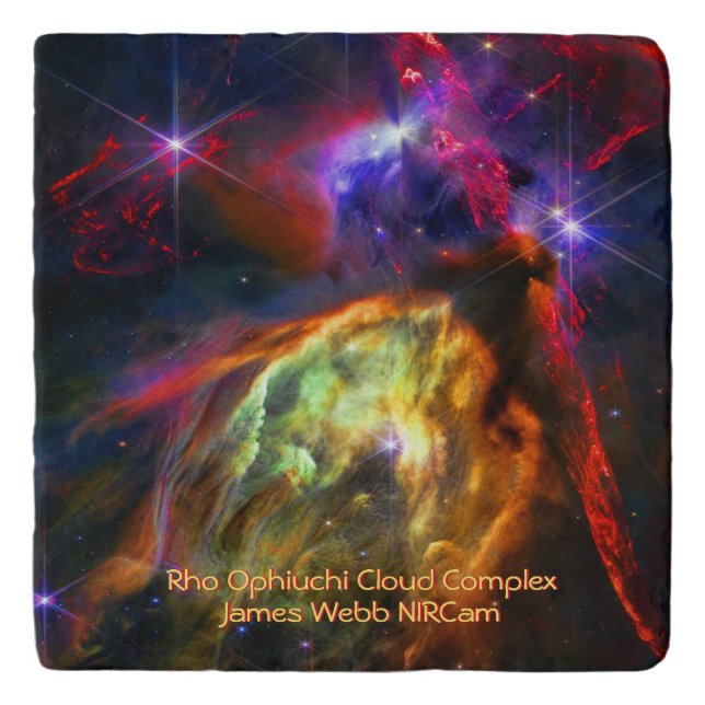 Rho Ophiuchi Cloud Complex - James Webb NIRCam Trivet (Front)