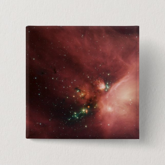 Rho Ophiuchi nebula 2 Pinback Button (Front)