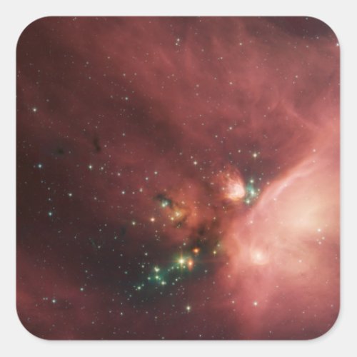 Rho Ophiuchi nebula 2 Square Sticker