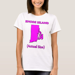 Rhode Island - Actual Size T-Shirt