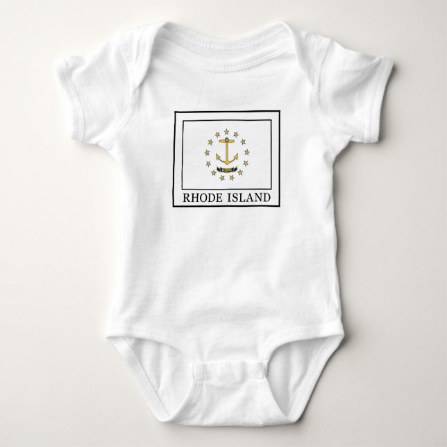 Rhode Island Baby Bodysuit (Front)