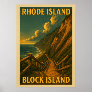 Rhode Island Block Island V01 Poster