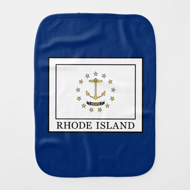 Rhode Island Burp Cloth (Front)