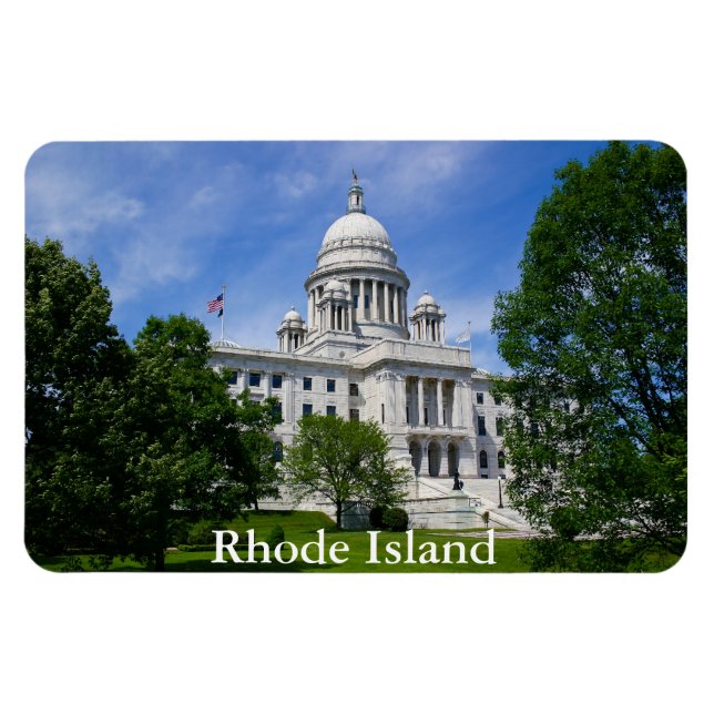 Rhode Island Capitol Premium Magnet (Horizontal)