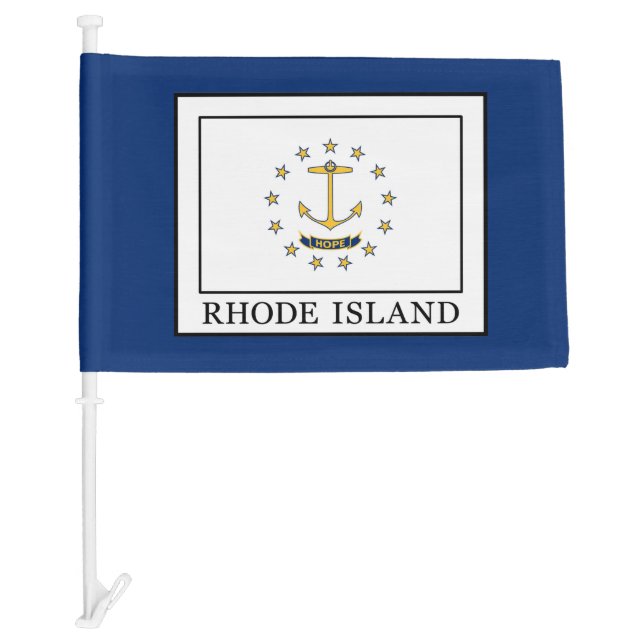 Rhode Island Car Flag (Front)