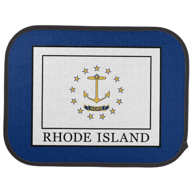 Rhode Island Car Floor Mat (Rear)
