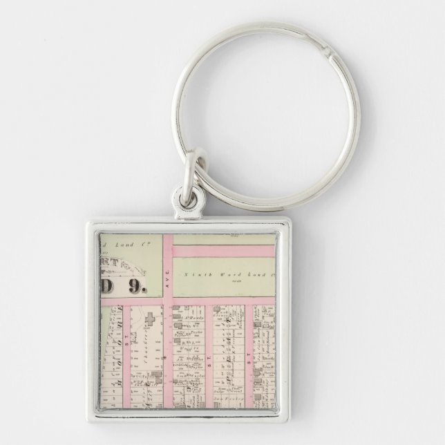 Rhode Island Catholic Orphan Asylum Atlas Map Keychain (Front)