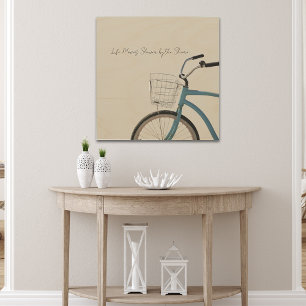 Rhode Island Coastal Cruiser Bike Wood Wall Art