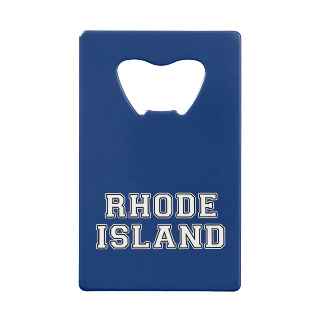 Rhode Island Credit Card Bottle Opener (Front)